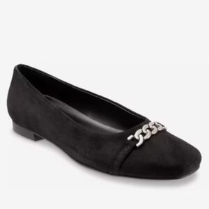 Trotters Harmony Black Flat